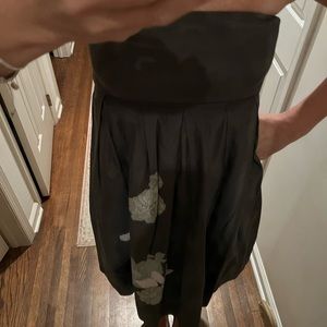 Strapless Silk Blend Dress, 2